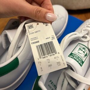 Adidas Stan Smith Shoes - White and Green NWT Size 8
